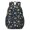 Hedgehog and Mushroom Navy Pattern, variant on Hedgehog and Spiky Yellow Pattern 17" Waterproof Oxford School Backpacks for Teens, S-Shape Padded Straps, for School, Travel, Hiking, Camping