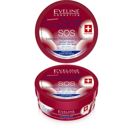 Eveline Cosmetics Extra Soft SOS Intensely Regenerating Cream for Very Dry (Best Cosmetics For Dry Skin)