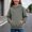 Army Green, variant on Girls Hoodie Waffle Pullover Sweatshirt Drop Shoulder Long Sleeve Hooded Tops with Kangaroo Pocket White 170(14-15 Years)