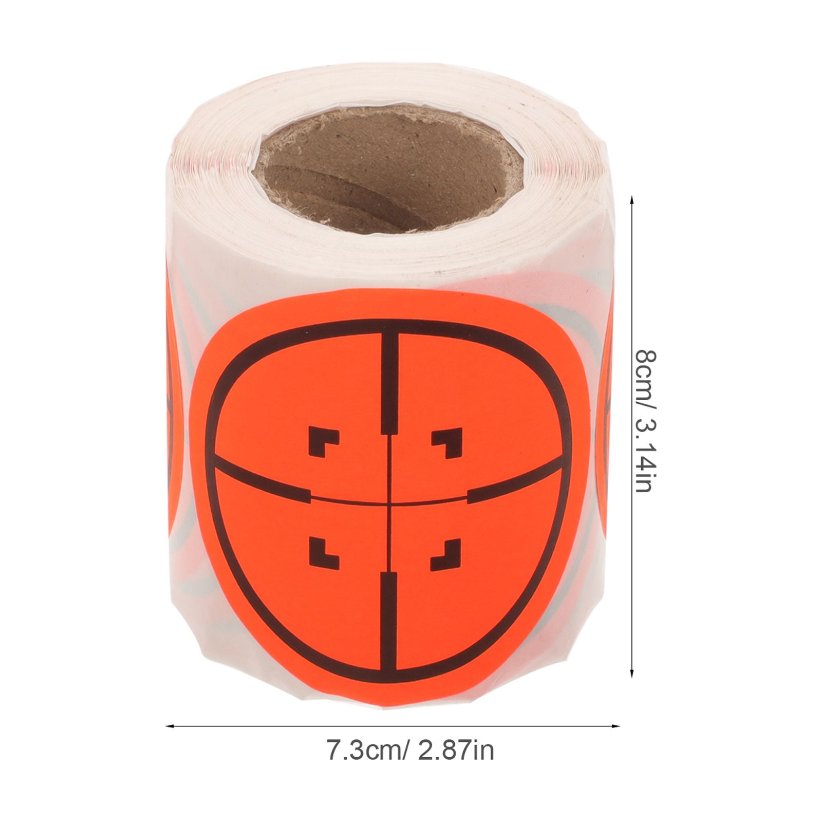 OUNONA 1 Roll Adhesive Targets Stickers for Archers in Outdoor Training Settings
