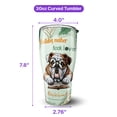 thumbnail image 5 of Bulldog Mother Book Lover Living That Dog Mom Life Happy Mother's Day 30oz Stainless Steel Tumbler Insulated Cup with Lid Dog Lover Gifts Idea - 03004, 5 of 5