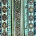 thumbnail image 1 of Ahgly Company Indoor Square Oriental Light Blue Modern Area Rugs, 5' Square, 1 of 4