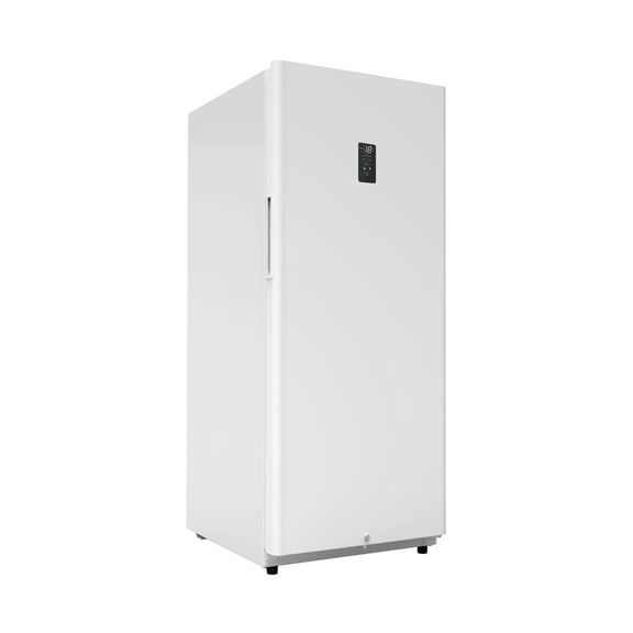 Hamilton Beach 17 cu. ft. Convertible Freezer Refrigerator, Upright Fridge Freezer with Electronic Temperature Control, Energy Efficient White Convertible Fridge - HBFRF1798, White