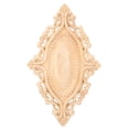 thumbnail image 2 of Tallado de Tallado, Estilo Europa 7.9x4.7x0.4in Aplicacia de Talla Sin Pintar, decoración de Muebles de Pared para Casa, 2 of 7