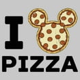 thumbnail image 2 of Men's Mickey & Friends I Love Pizza Pull Over Hoodie, 2 of 4