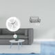 thumbnail image 2 of Reloj de pared,Reloj de pared decorativo para baño y dormitorio.,Cesta de almacenamiento colgante,Cesta de almacenamiento para gabinete organizador de pared colgante,Estantes de pared con, 2 of 8