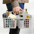 thumbnail image 4 of IMossad Plastic Portable Bath Storage Basket – Bathroom Organizer for Toiletries and Sundries, 4 of 6