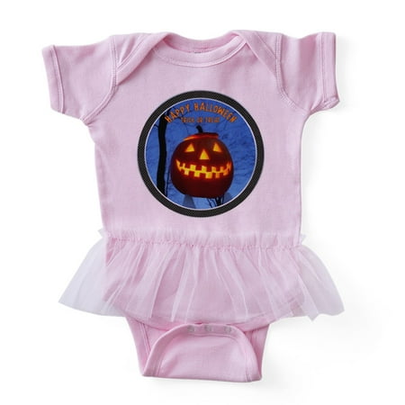 CafePress - Happy Halloween Jack O Lantern - Cute Infant Baby Tutu Bodysuit