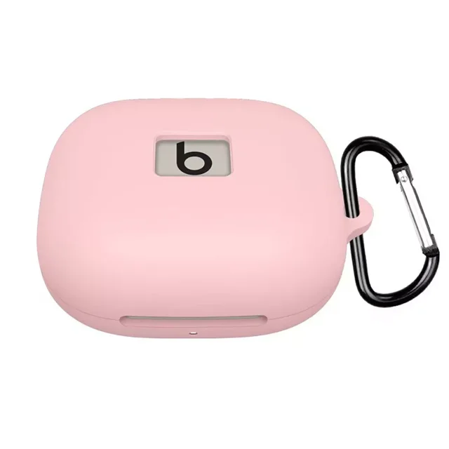 GadgetCom Étui de Remplacement Compatible avec Powerbeats Pro 2, Étui en Silicone Antichoc pour Écouteurs avec Mousqueton
