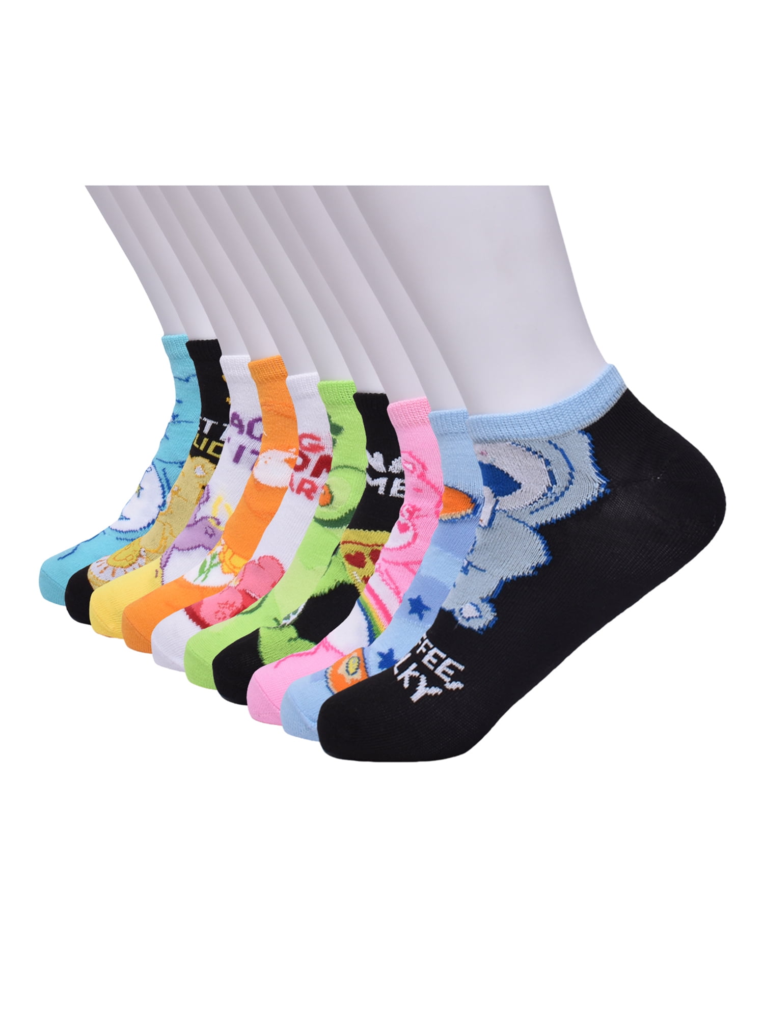 Womens 10-Pack Low-Cut Socks, Sock Size 9-11