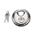 thumbnail image 3 of Birdeem Stainless Steel Round Cake Lock Warehouse Door Lock Chain Lock All Copper Heart Padlock, 3 of 10