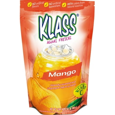 Pack of 2 Klass Mango Aguas Frescas, 14.1 oz (Package May Vary)