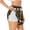 White, variant on traditional Elephant Print Women 2 in 1 Running Shorts,High Waisted Athletic Shorts,Gym Workout Shorts with Liner Pockets-X-Large