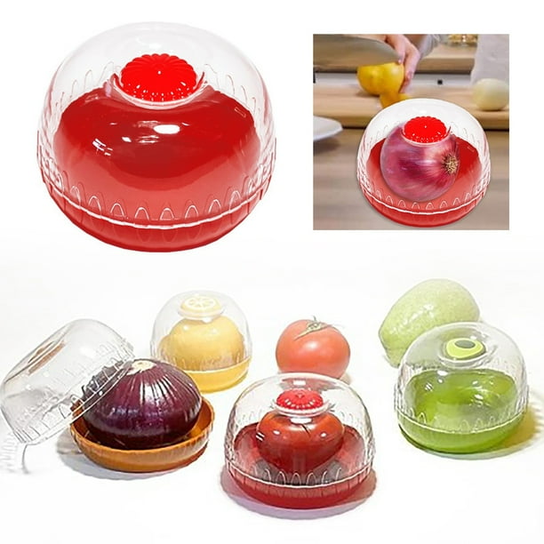 Caja de Almacenamiento de Frutas Recipiente Hermético, Material ABS AS Vista Clara para Frigorífico Picnic Almacenamiento de Verduras