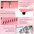 thumbnail image 5 of 1050W Electric Cotton Candy Machine Floss Maker with Stainless Steel Bowl, Sugar Scoop for Family and Various Party (Pink), 5 of 18