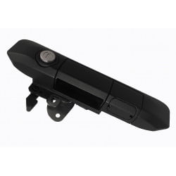 Fits 2005-2015 Toyota Tacoma Pop & Lock Tailgate Lock PL5500 Locks Tailgate Handle; Full Handle Replacement; Manual; Black; Plastic; Direct-Fit