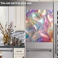 thumbnail image 5 of Abstract Waves Curves Dishwasher Magnetic Covers Magnet Sticker Kitchen Decor Dishwasher Refrigerator Front Door Covers Decorative Magnetic 23" x 26", 5 of 5