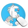 thumbnail image 2 of Disketp Unicorn And Wine Small Mouse Pad 7.9x7.9 Inches,Washable Round Mousepad For Office Laptop Computer,Non-Slip Rubber Base Mouse Pads For Wireless Mouse, 2 of 9