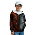 thumbnail image 3 of Chririnla Fluffy Hooded Pullover for Kids and Youth - Trendy Fall Jacket with Long Sleeve for Outdoor and Daily Wear, 3 of 7