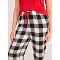 thumbnail image 4 of Joyspun Women's Flannel Sleep Pants, 30” Inseam, Sizes XS-3X, 4 of 5