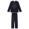 thumbnail image 1 of Sanetta pijama de niño - Teens, largo, ropa de dormir, pijama, algodón Azul oscuro 140, 1 of 3