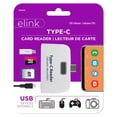 thumbnail image 3 of Elink - USB Type-C to USB-A Adapter and SD and Micro SD Card Reader, White, 3 of 3