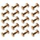 thumbnail image 1 of 20x Perno del Boton Macizo de Laton de Clavos de Tornillo Tornillo de Vuelta Cinturon de del Remache 8mm, 1 of 5