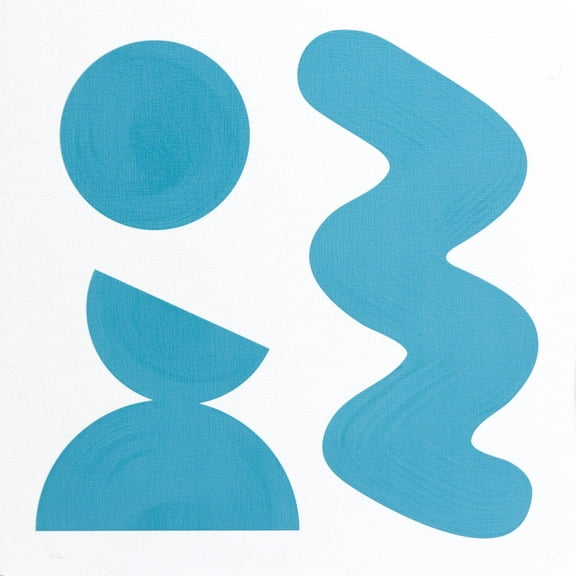 Very Gay Paint Beth Friend Sky Blue Peel and Stick Floor Tiles