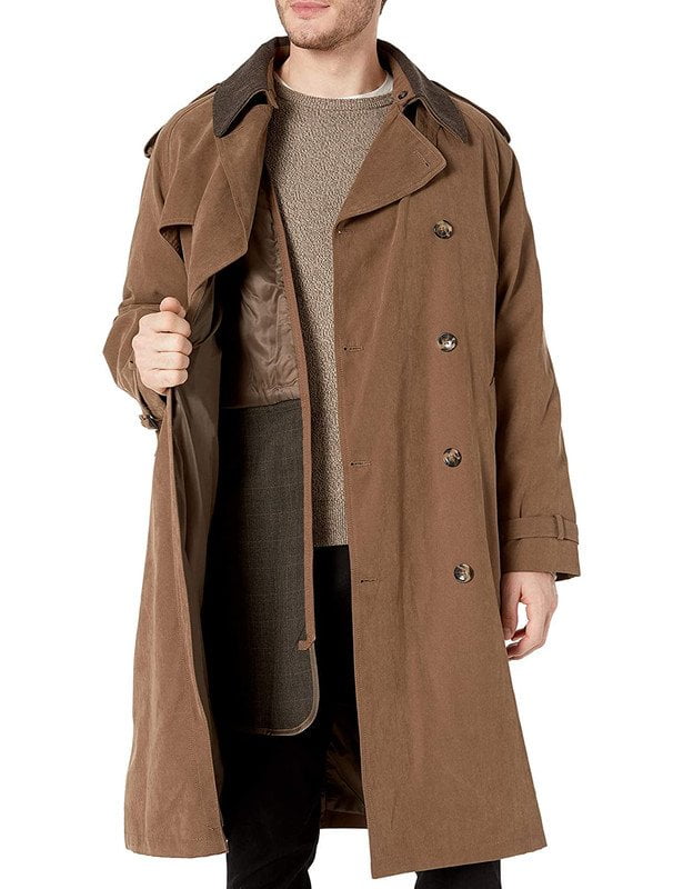 London Fog - Iconic Trench - Khaki, 44L - Walmart.com
