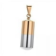thumbnail image 1 of 4x Collar Con Colgante De Tubo De Acero Inoxidable, Cápsula Hueca Para Joyería De Cenizas, 1 of 8