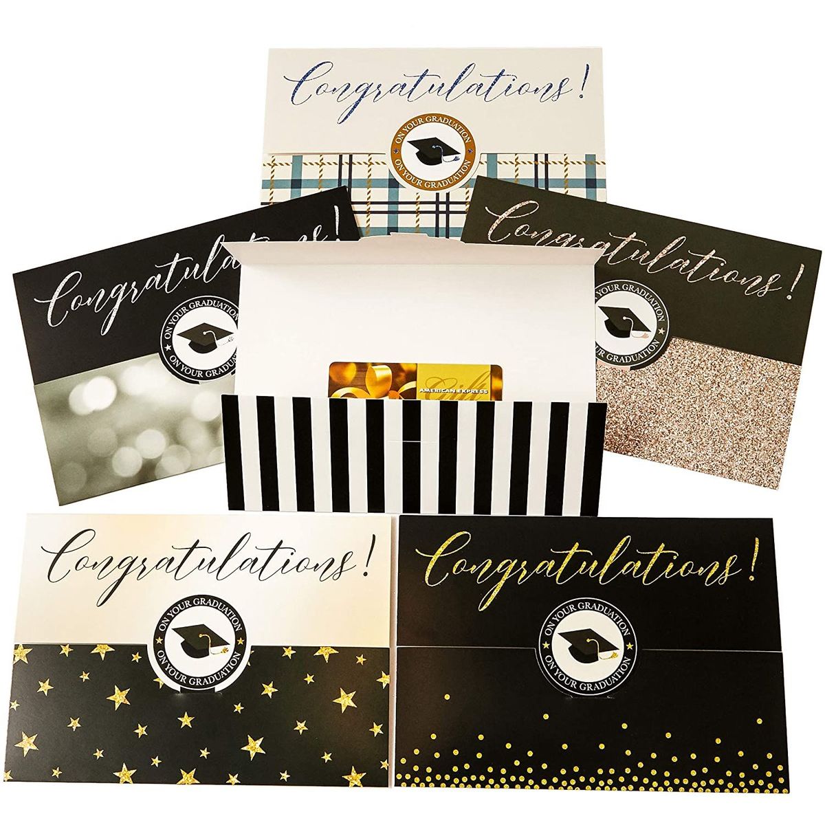 36 Pack Graduation Money Gift Card Holder Envelopes for High School and  College, Party Favors, 5" x 7" - Walmart.com