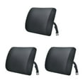 thumbnail image 4 of Transemion Relieve Back Pain Memory Cotton Lumbar Support Pillow Wide Application black 33x32x10cm 3Set, 4 of 6