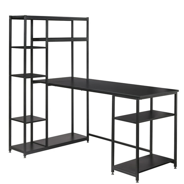 Computer Desk Home Office Modern Styles Writing Table Wooden Laptop