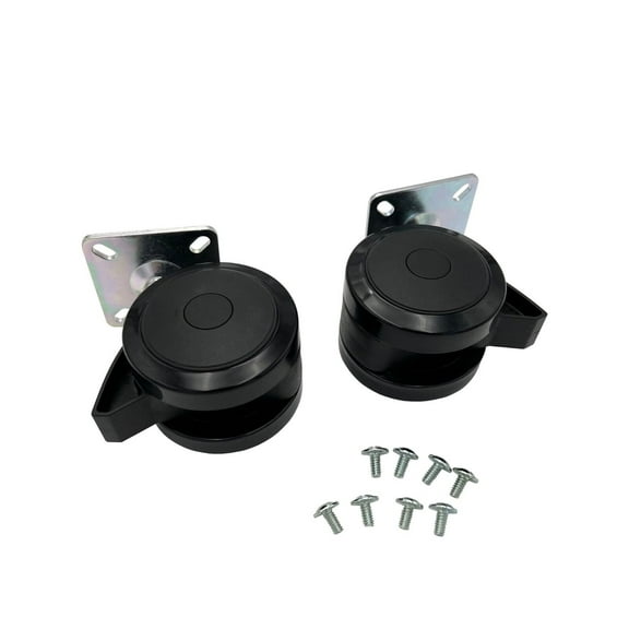 Genuine Weber 69827 Fixed Grill Casters W/ Plate For Spirit E-210 E-310 - 2 PK