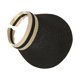 thumbnail image 2 of Sombrero de playa vacío, sombrero portátil para el sol, protección solar para exteriores, estilo simple, sombrero informal para exteriores (negro), 2 of 5