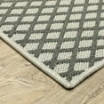 thumbnail image 3 of 2' X 7' Beige Geometric Stain Resistant Indoor Outdoor Area Rug, 3 of 5
