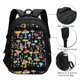 thumbnail image 3 of Easygdp Bright Mushrooms Mochila para Laptop de Viaje con Puerto USB, Mochila para Laptop con Puerto de Carga USB para Mujeres y Hombres, 3 of 7