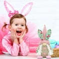 thumbnail image 3 of Easter Decorations Easter Bunny Gnomes Decorations for Home Indoor Tiered Tray Desk Easter Spring Easter Rabbit Centerpiece Table Decorations Funny Easter, 3 of 4