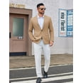 thumbnail image 6 of COOFANDY Men Suit Jackets Blazer Big and Tall Sportcoats Travel Daily Tuxedo Jacket, 6 of 9