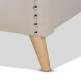 thumbnail image 6 of Bowery Hill Modern Upholstered Fabric King Platform Bed in Beige, 6 of 8
