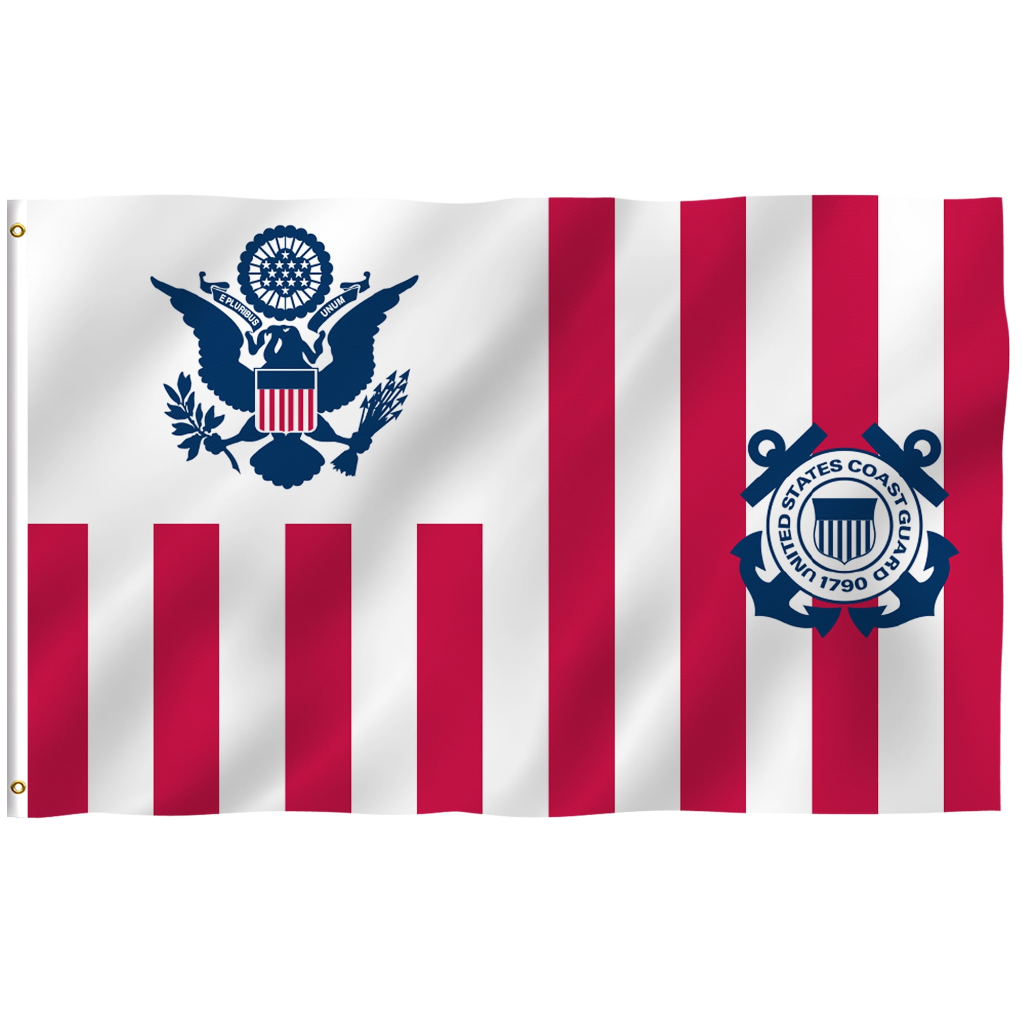Anley 3x5 Foot Ensign of the Coast Guard Flag USCG Ensign United