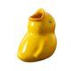 thumbnail image 5 of Portacepillos de dientes de cerámica con forma de pato, organizador de cepillos de dientes portátil para escritorio, adorno de pato Inclinado amarillo, 5 of 9