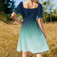 thumbnail image 4 of Blue sky om Robe Sans Manches Décontractée Robes pour Femmes 2024, 4 of 5
