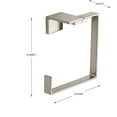 thumbnail image 6 of -Faucet Vero-Towel Ring, Stainless, Bathroom Accessories, 77746-SS, 6.57 x 2.91 x 6.48 inches, 6 of 6