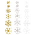 thumbnail image 4 of Snowflake Patches for Decoration Assorted Colors Fabric Material Great for Clothes Applique 18 Pieces, 4 of 9