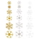 thumbnail image 5 of Calcomanía de tela de Navidad con aplique de parche de copo de nieve de 18 piezas (tamaño de colores surtidos), 5 of 6