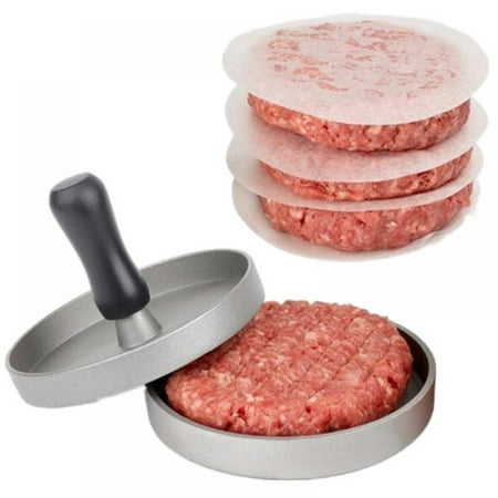 

Non-Stick Hamburger Press Patty Maker Mold Meat Beef Cheese Veggie Burger Maker for Grill Griddle BBQ Barbecue ONLY Burger Press (Not Include Paper)
