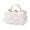 White, variant on Abbracc Flower Handbag Portable Ladies Shoulder Bag for Cellphone Keys Lipstick Prom Black