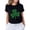 Black-03, variant on Irish Green Shamrock Lucky Clover St Patricks Day Cat Lover T-Shirt for Women