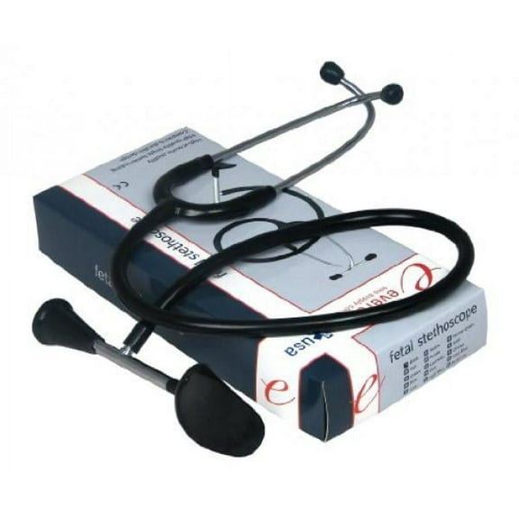 Dixie EMS Stethoscope with Pinard Horn and Soft Earbuds –  22" Latex-Free Tubing